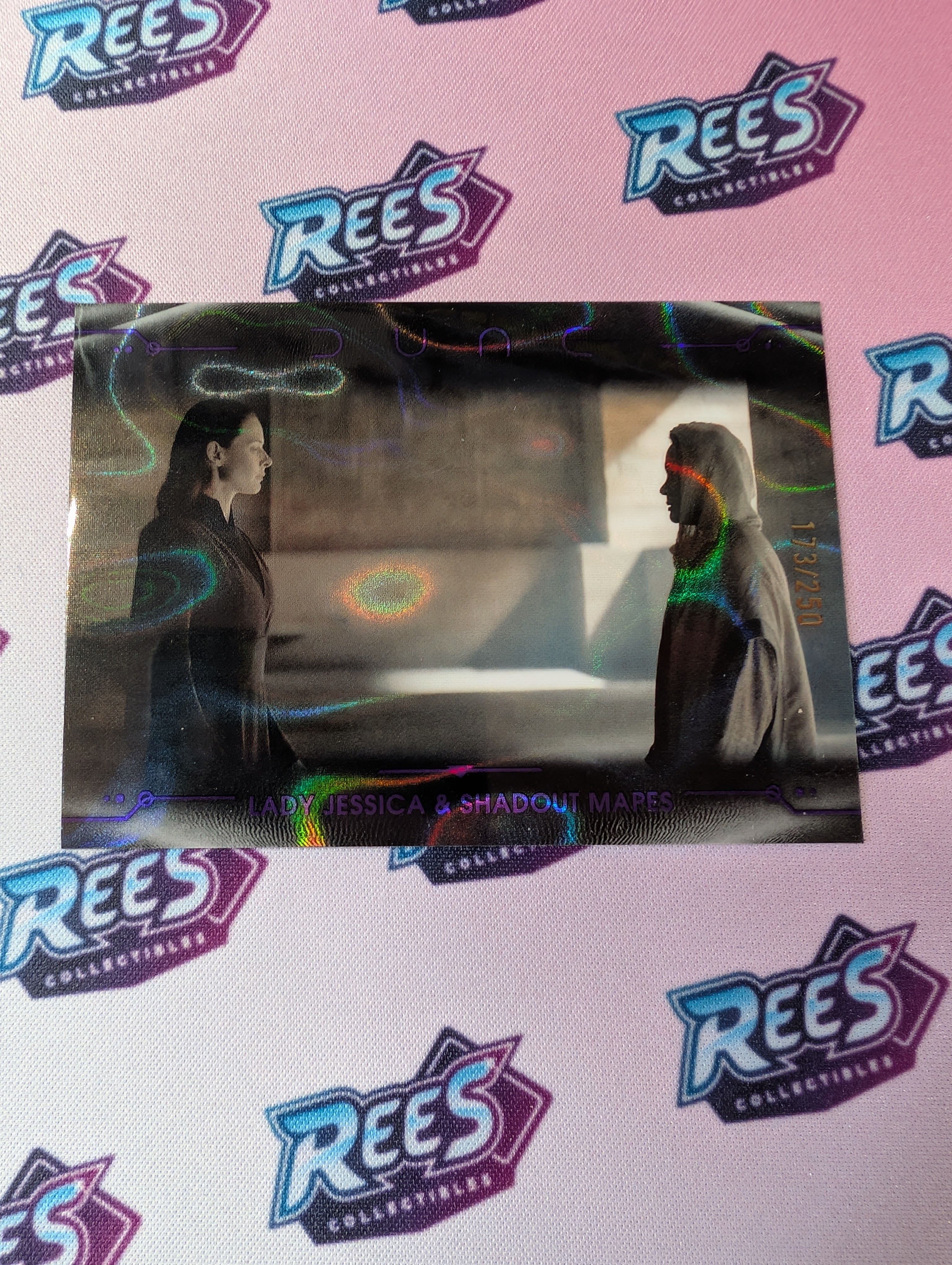 Lady Jessica & Shadout Mapes, No. 46, #173/250, 2024 Topps Chrome Dune Numbered Refractor