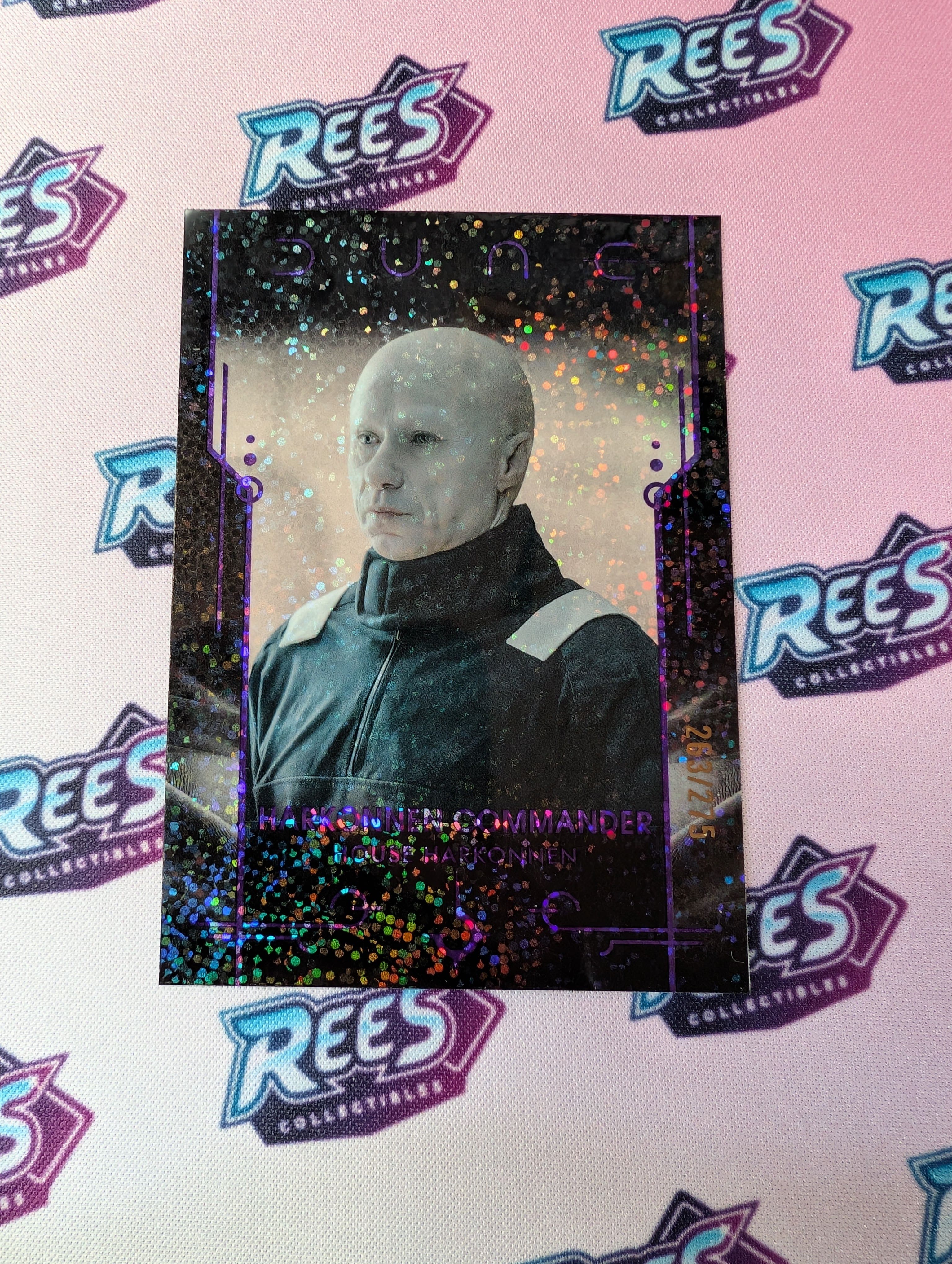 Harkonnen Commander, No. 27, #263/275, 2024 Topps Chrome Dune Purple Refractor