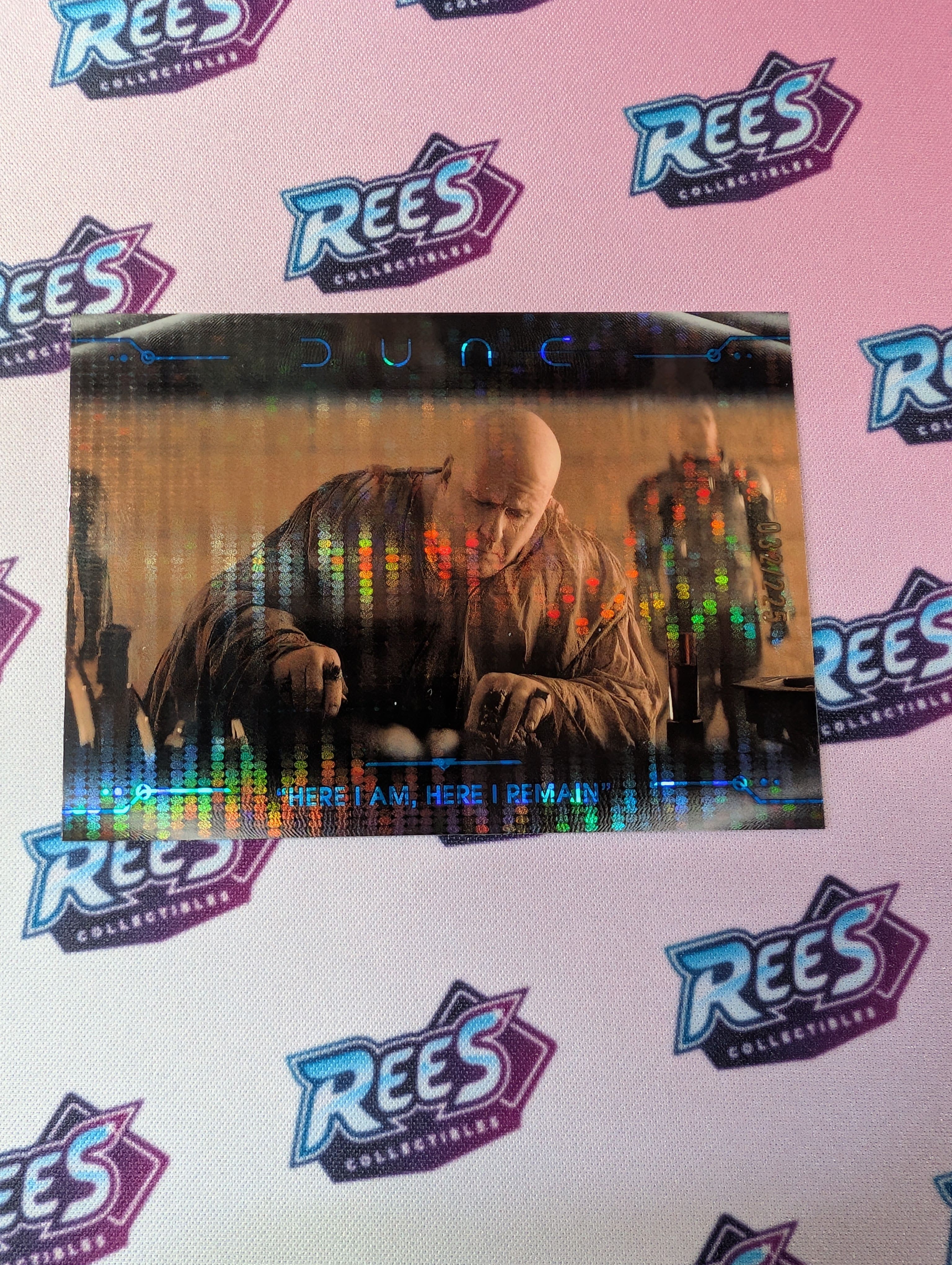 Here I am, Here I Remain, No. 65, #032/225, 2024 Topps Chrome Dune Blue Pulsar Refractor
