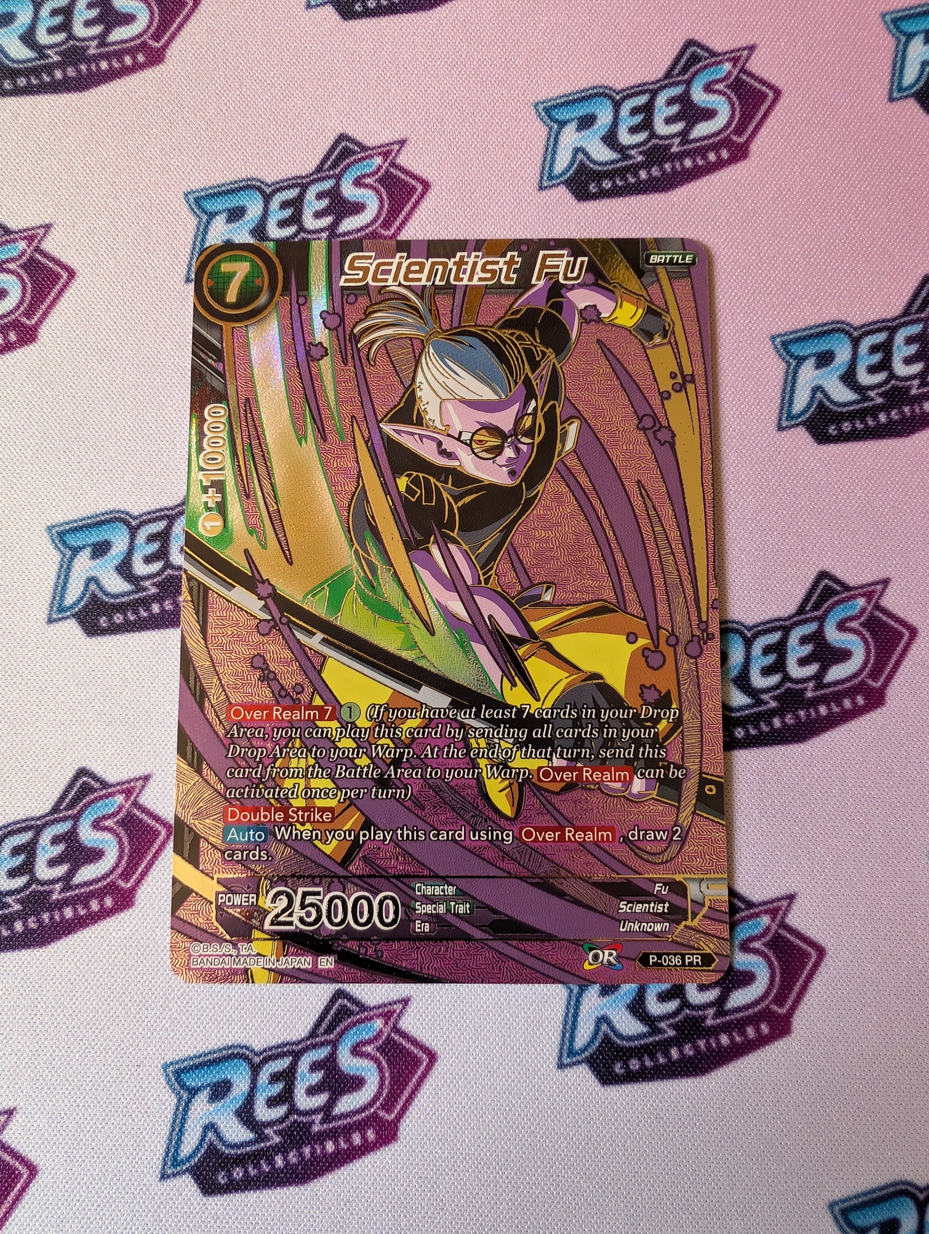 Scientist Fu, P-036 PR, Promo, Dragon Ball Super Card Game Collector Selection Vol.1
