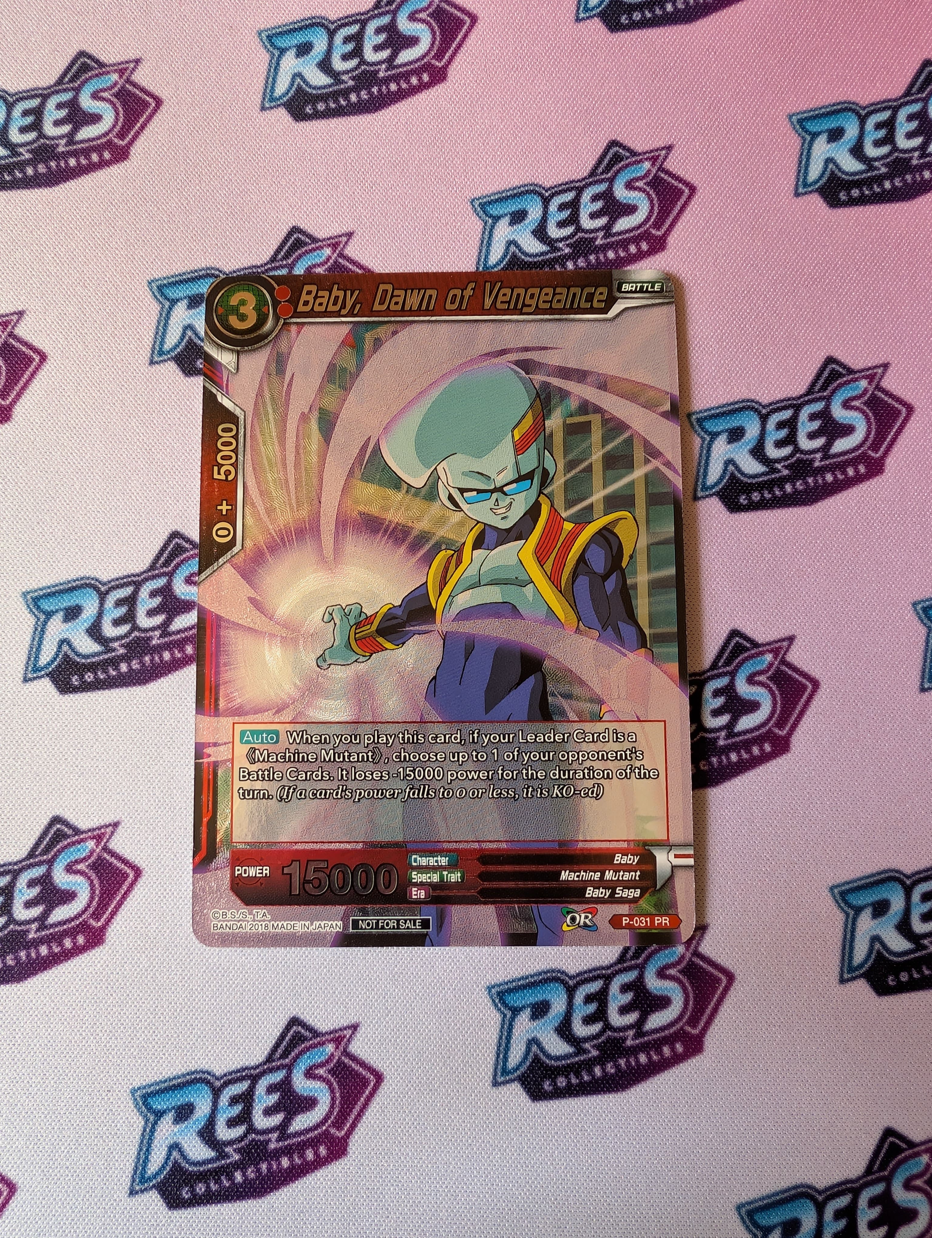 Baby, Dawn of Vengeance, P-031 PR, Non-Foil Promo, Dragon Ball Super Card Game