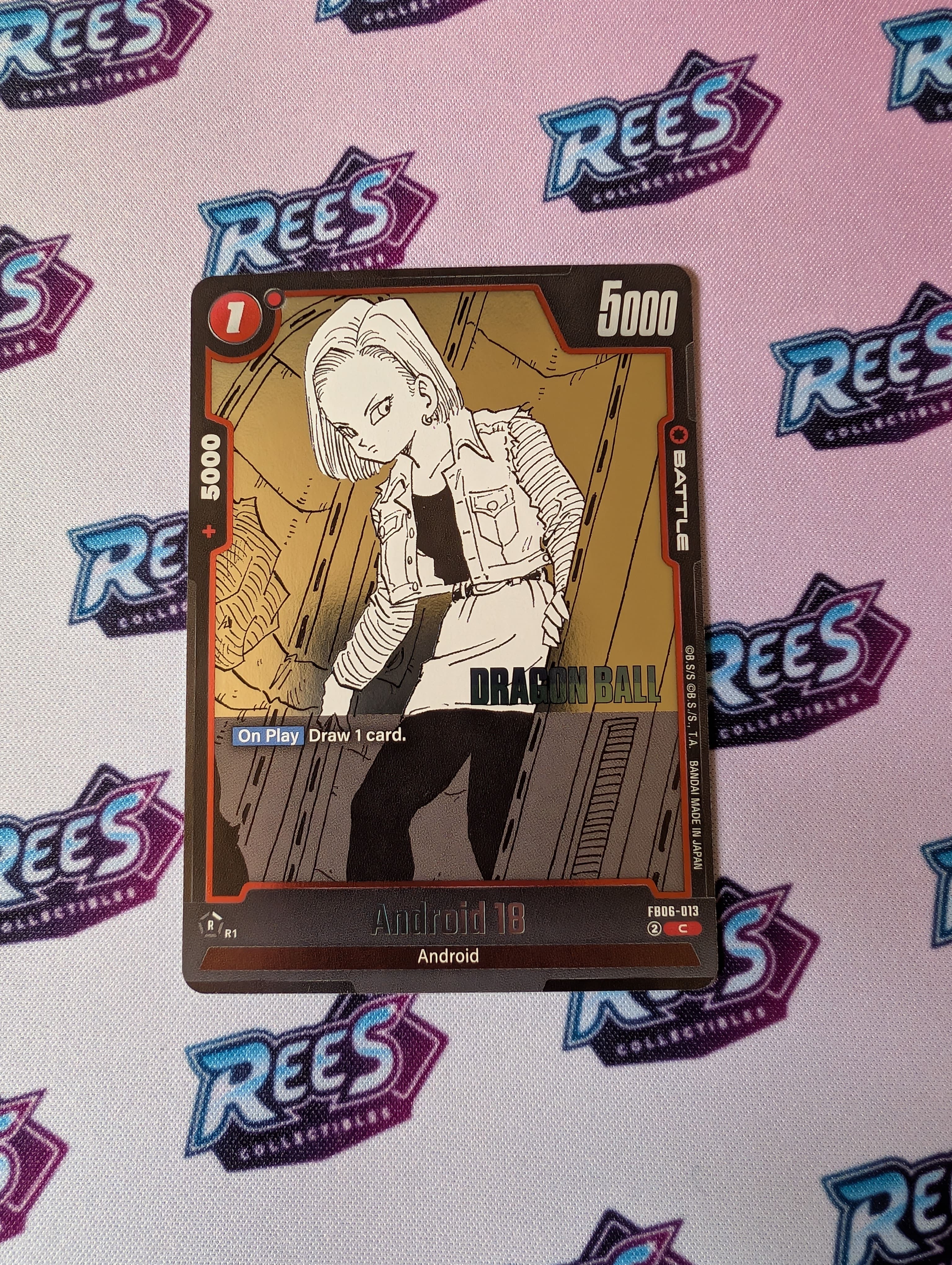 Android 18, FB06-013, Manga Art, Dragon Ball Fusion World