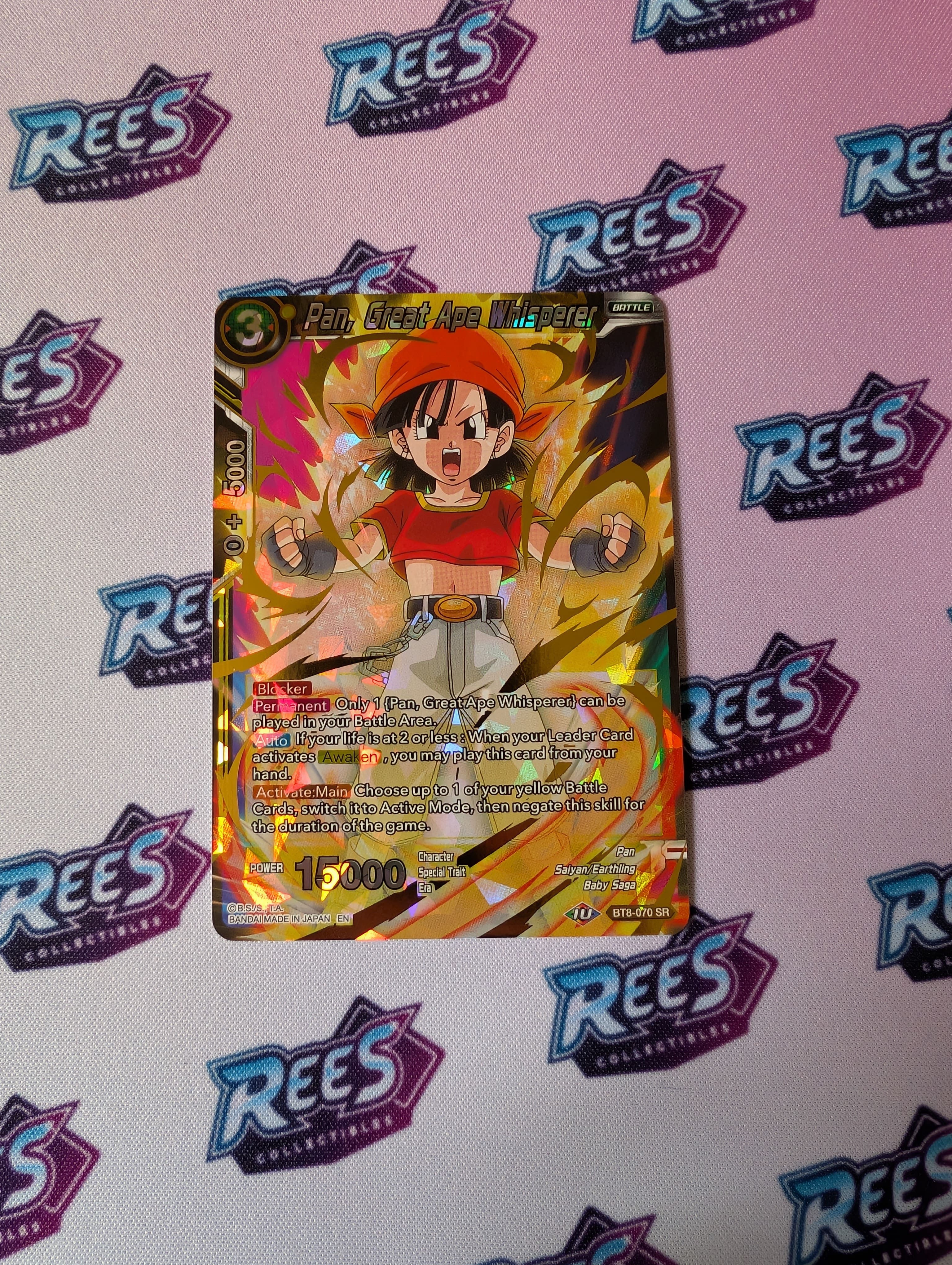 Pan, Great Ape Whisperer, BT8-070, Foil Super Rare (SR), Dragon Ball Super Card Game