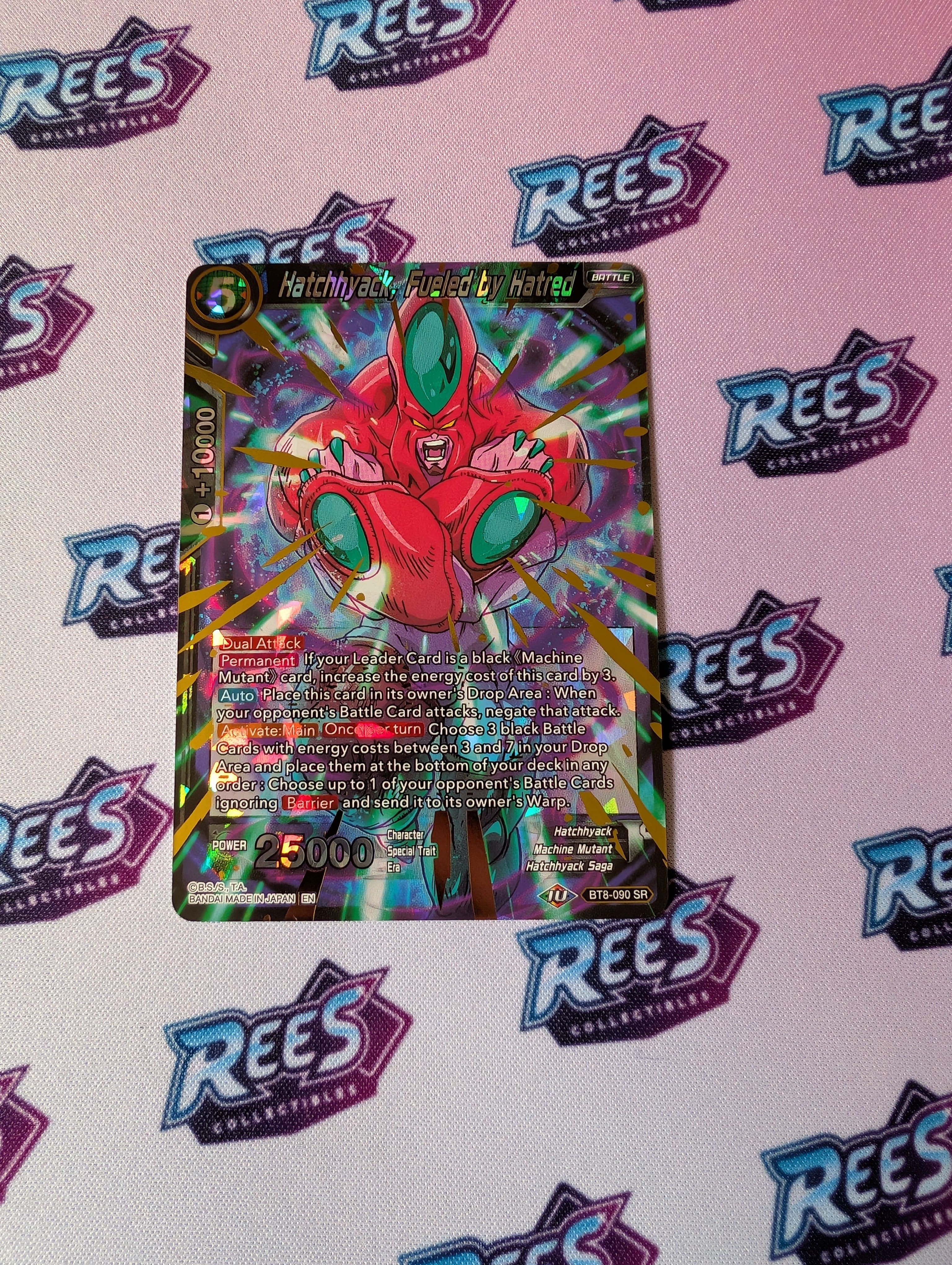 Hatchhyack, Fueled By Hatred, BT8-090, Super Rare (SR), Dragon Ball Super Card Game