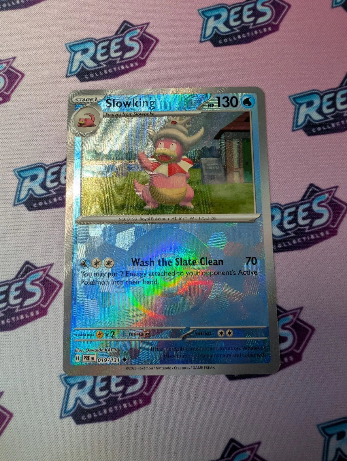 Slowking, 019/131, Poke Ball Reverse Holo Prismatic Evolutions, Pokemon TCG