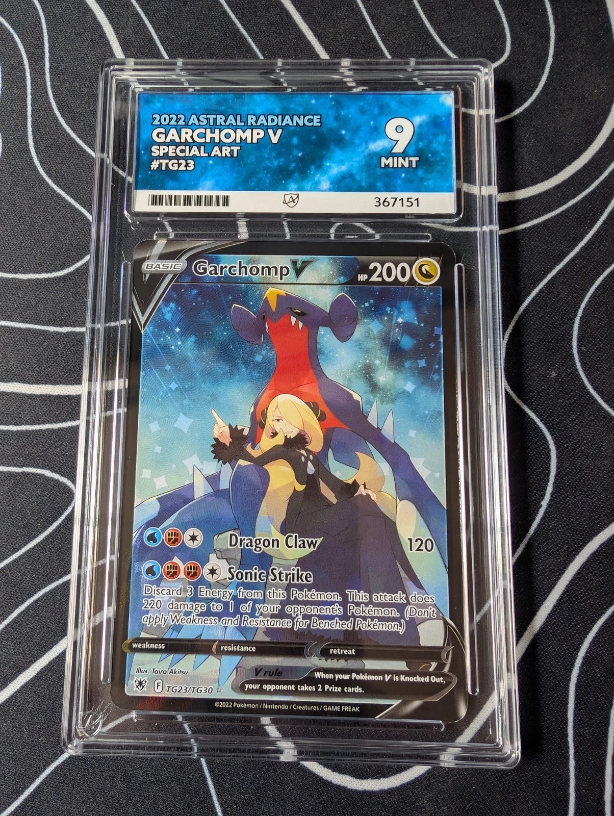 ACE 9 Garchomp V, TG23/TG30, Trainer Gallery Astral Radiance, Pokemon TCG English