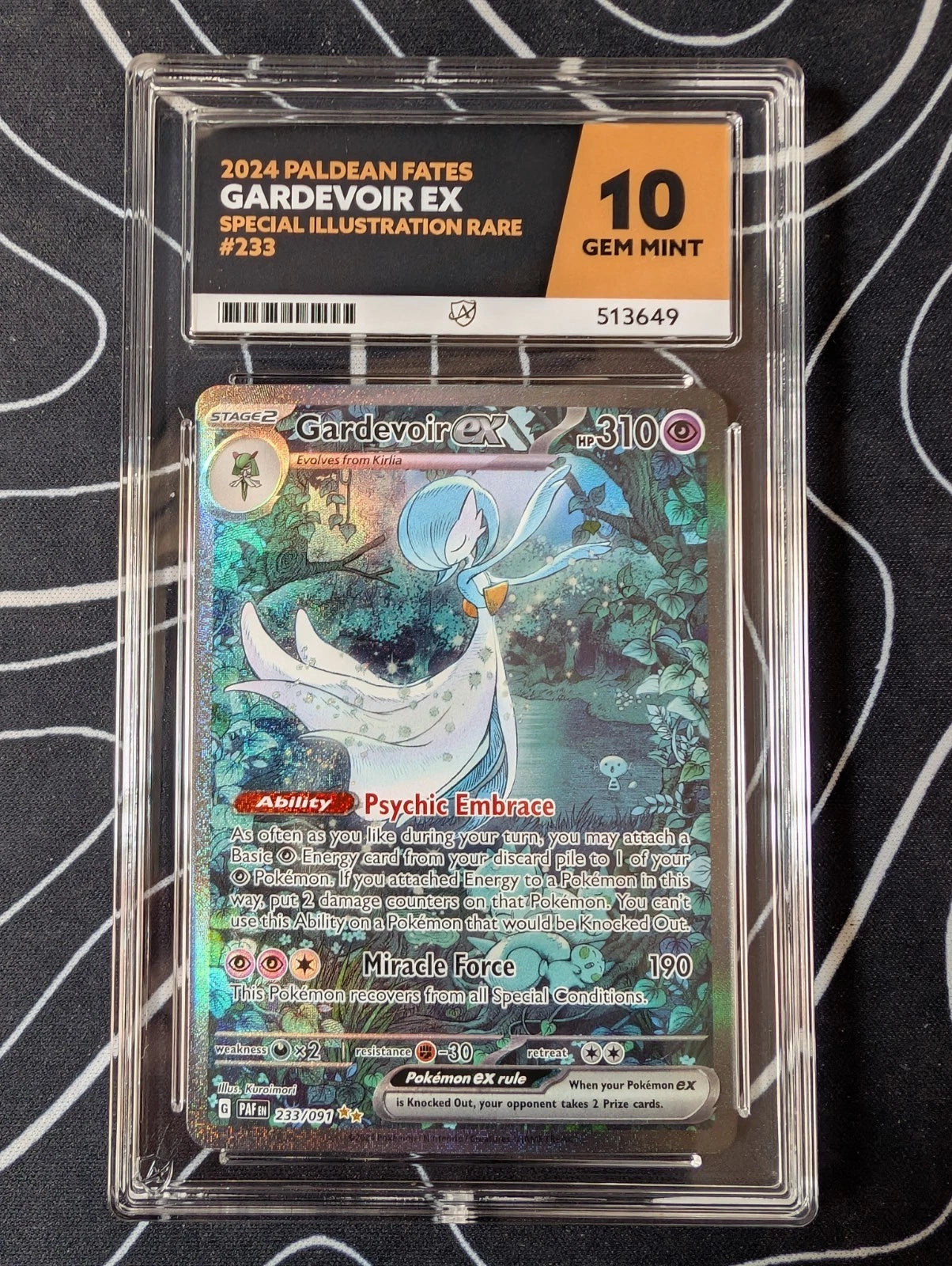 ACE 10 Gardevoir ex, 233/091, Special Illustration Rare Paldean Fates, Pokemon TCG English