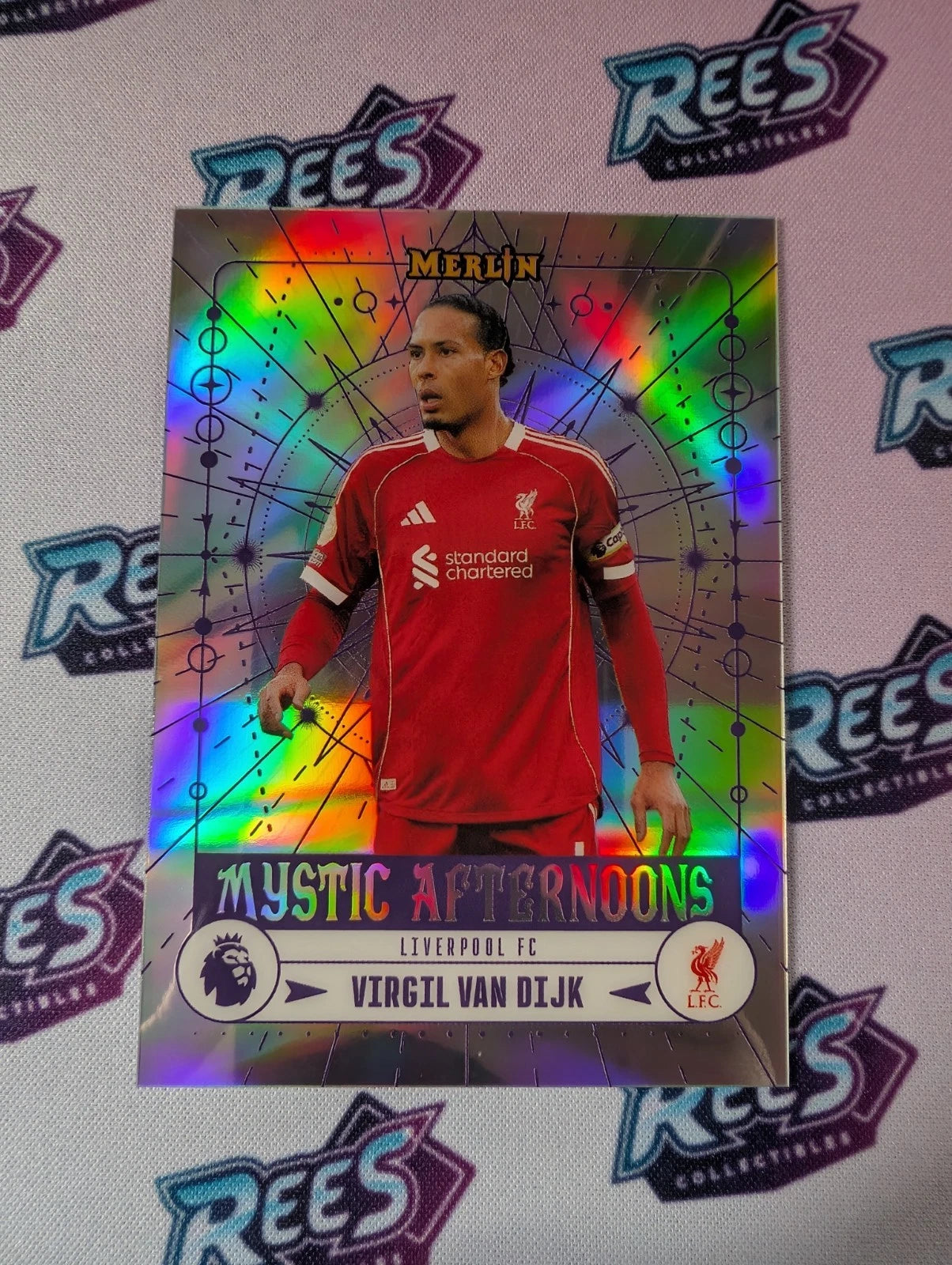 Virgil Van Dijk, MA-19, Mystic Afternoons Insert, 2025-26 Topps Merlin Premier League