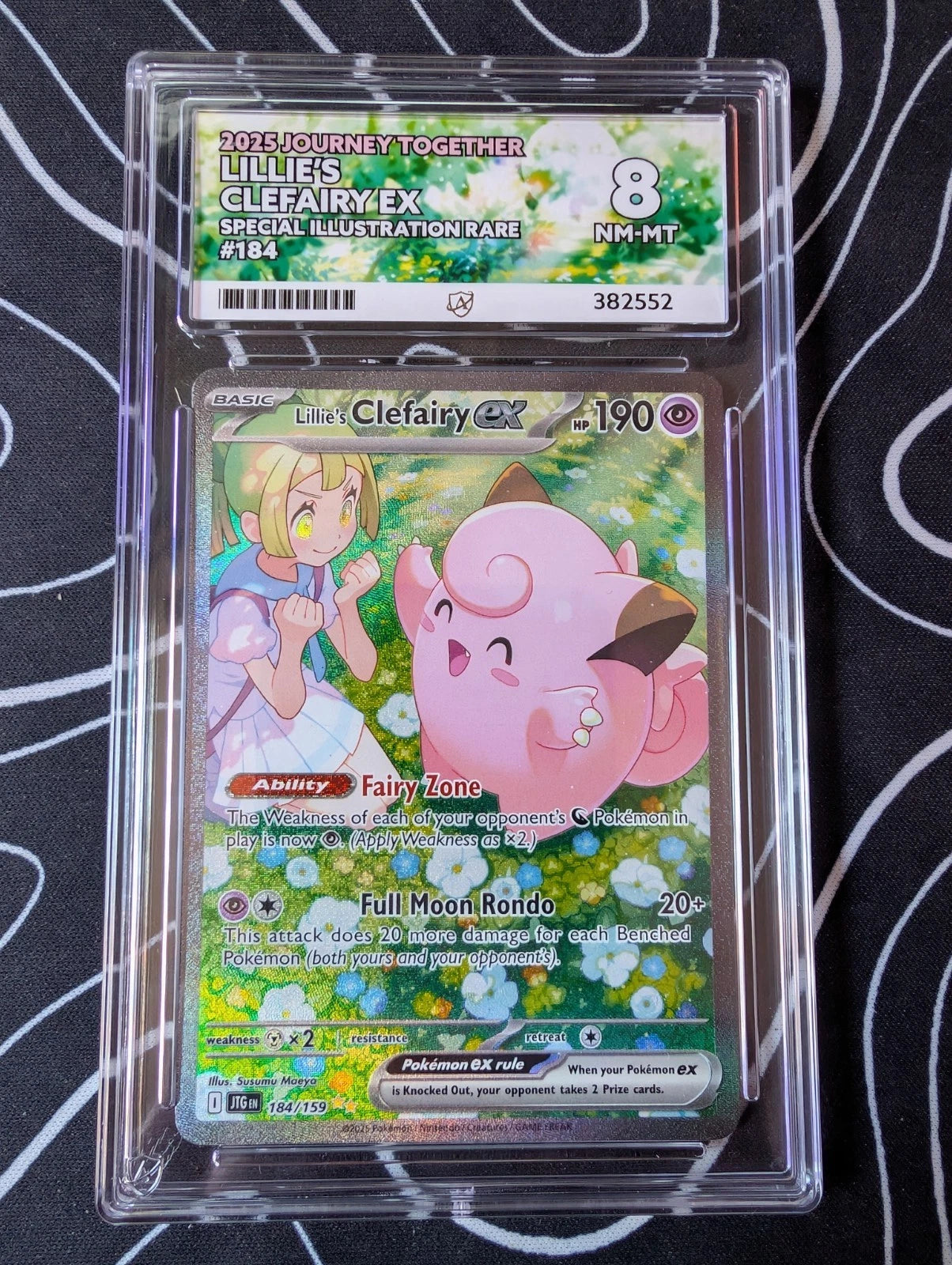 ACE 8 Lillie's Clefairy ex, 184/159, Special Illustration Rare Journey Together, Pokemon TCG English
